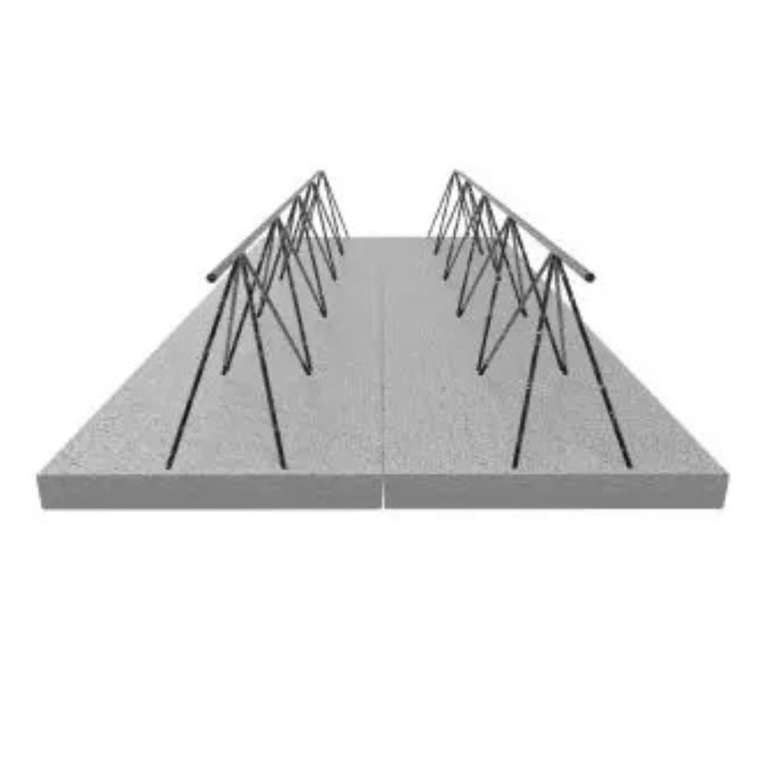 Painel treliçado pré-moldado da Vale Lajes aplicado em obra em Taubaté SP